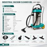 Industrial Vacuum Cleaner 80 Ltr (With Timer) specification