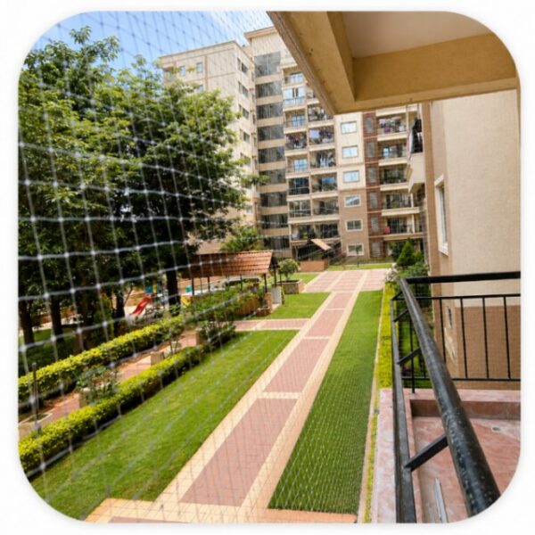 Bird protection safety nets in Gachibowli Hyderabad