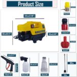 Portable pressure washer for home and commercial cleaning applications
