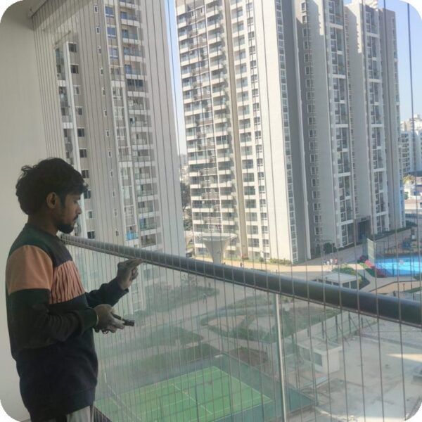 Safety Net Installation Vijayawada for apartment balcony