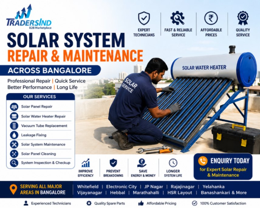 Solar System Repair and Maintenance in Bangalore