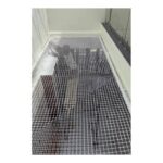 Floor safety net installation service for construction sites, industrial areas, and building safety protection in Bangalore