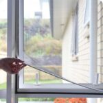 Magnetic mosquito net for windows and doors with easy removable mesh system