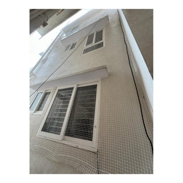 Building safety nets installation service for apartments, residential buildings, and commercial properties for child safety and bird protection in Bangalore