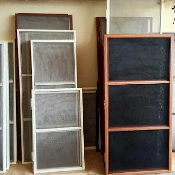 Aluminum frame mosquito net doors and windows