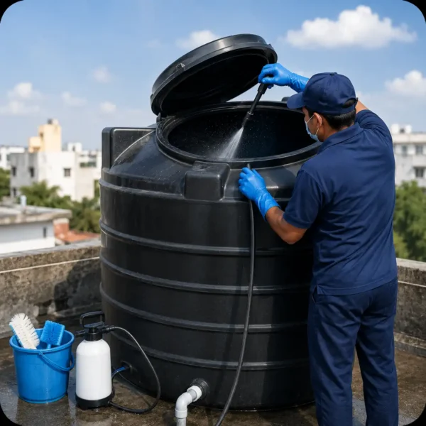 Hygienic water tank cleaning service near Kempegowda Layout