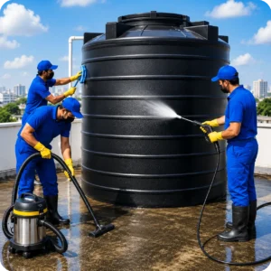 Overhead water tank cleaning service in Bangalore