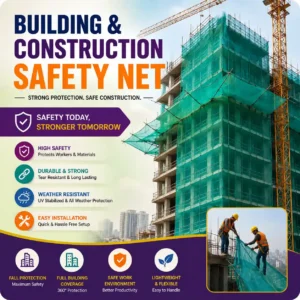 Building Construction Safety Net Installation
