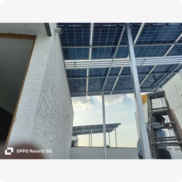 Commercial Solar Panel Installation by SUNVIBES ENERGY Bangalore