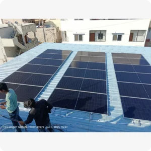 Off-Grid Solar System Installation in Vijayanagar Bangalore by SUNVIBES ENERGY