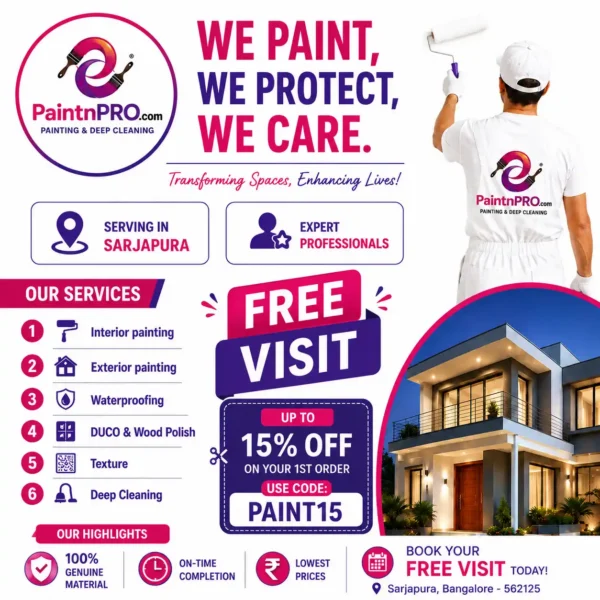 Residential Painting Services in Sarjapur Bangalore