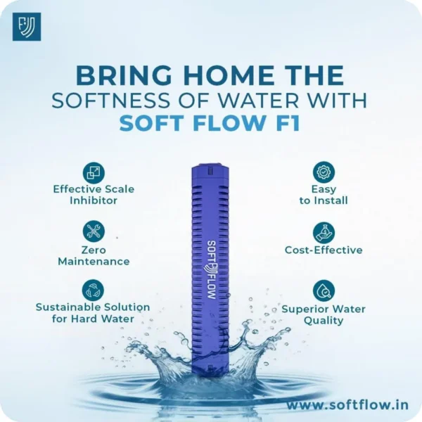 Soft Flow F1 Bangalore hard water scale prevention device
