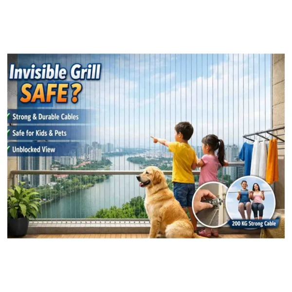 Stainless Steel Invisible Grills in Varthur Bangalore