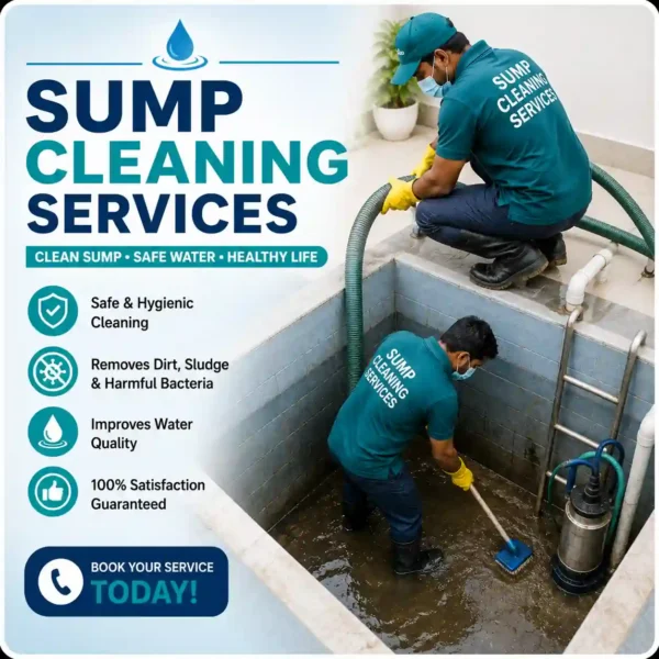 Commercial water tank cleaning services in Kharar