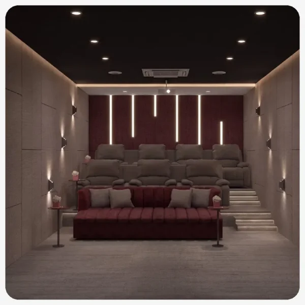 Home theatre projector and audio system
