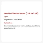 Needle Vibrator Motor accessories with flexible shafts and needle heads
