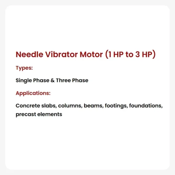 Needle Vibrator Motor accessories with flexible shafts and needle heads