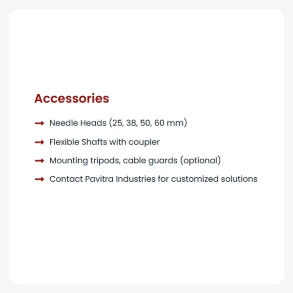 Needle Vibrator Motors for concrete slabs columns beams and foundations