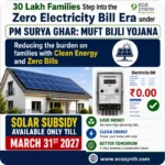 PM Surya Ghar Muft Bijli Yojana rooftop solar installation