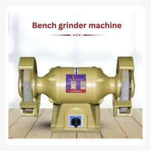 Pavitra Industries Bench Grinder Machine with dual grinding wheels for workshop use