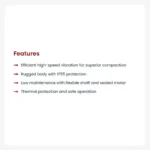 Pavitra Industries Needle Vibrator Motor for concrete compaction