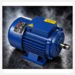 Speed Motors blue center flange vibrating motor with circular mounting flange
