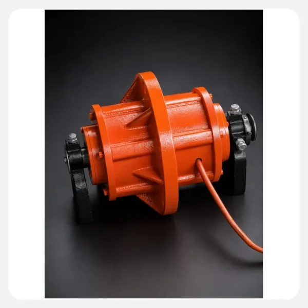 Speed Motors orange foot mounted vibrating motor for industrial applications