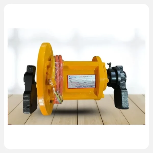 Top Flange Vibratory Motor dimensional drawing by Pavitra Industries Ahmedabad