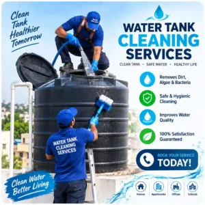Water Tank Cleaning Service Chandigarh for residential buildings