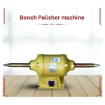 Industrial Bench Polisher Machine by Pavitra Industries, Ahmedabad, designed for metal polishing, buffing, and finishing.