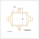 center-flange-vibratory-motor-dimensional-drawing-pcd-od