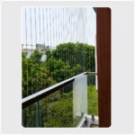 Mosquito net mesh installation for balcony in Babusabpalya, Bangalore providing insect protection and clear outdoor views.