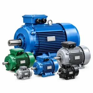 Industrial electric motors for various applications and machinery