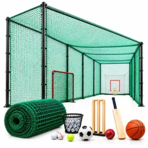 HDPE sports practice net for cricket and multi-sport training