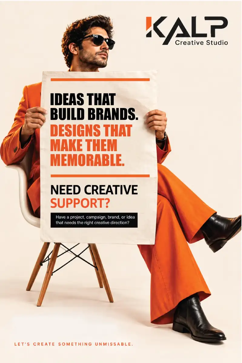 KALP Creative Studio profile banner showcasing creative branding, design, and brand-building services