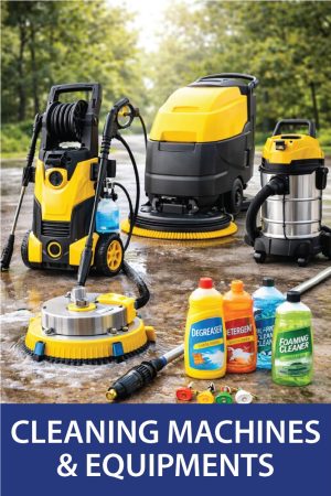 Cleaning machines and equipments